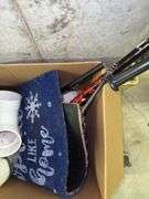 Box Lot of Assorted Household and Hardware Items