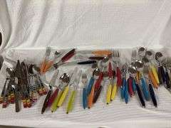 Fiesta Flatware Set with Colorful Handles
