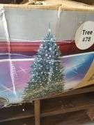 HOLIDAY SHOWTIME 7 FT DIAMOND PEAK LED CHRISTMAS TREE