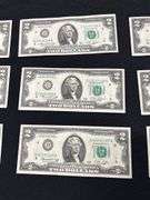 Lot of 20 Two Dollar Bills