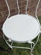 Pair of Decorative Metal Patio Chairs