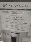 VISSANI 3 IN 1 EVAPORATIVE AIR COOLER WITH COOL HUMIDIFY AND FAN