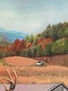 Steve St. Clair Deer and Covered Bridge Framed Print 509/750
