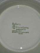 Bolero Ironstone Handpainted Bowl & Plate Set - Floral Design