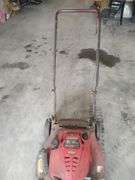 TROY BILT 21 INCH PUSH MOWER WITH 6.75 HP BRIGGS AND STRATTON ENGINE - NEEDS A PULL ROPE