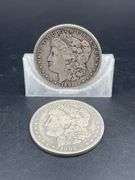 TWO MORGAN SILVER DOLLARS