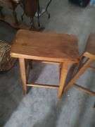 SET OF 2 SADDLE SEAT BAR STOOLS - 29 INCHES FLOOR TO SEAT