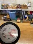 Kitchen Utensils, Knife, Thermometer, and Ronson Lighter