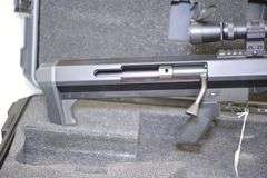 Barrett Firearms Model 99 Bolt Action Rifle In .50 BMG Caliber With 4.5-14 Power Leupold Scope,