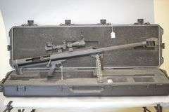 Barrett Firearms Model 99 Bolt Action Rifle In .50 BMG Caliber With 4.5-14 Power Leupold Scope,