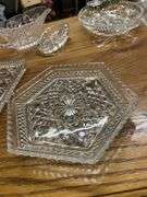 Pressed Glass Servingware Assortment