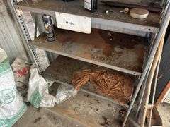 Shelving Unit with Assorted Items