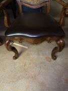 Wood Dining Table with Six Chairs