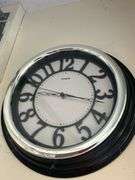 Sharp Clock and AcuRite Thermometer
