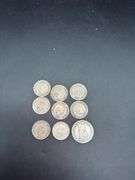 Variety of coins