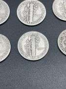 TWELVE MERCURY DIMES