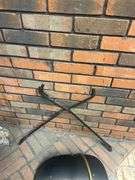 Fireplace Set with Log Holder and Tools