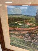 Framed Steve St. Clair Print "Mail Pouch Bunnies"