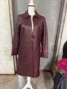 WOMENS-COLEHAAN- CABERNET LEATHER- COAT-SIZE M-