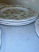 Petite Flora Ironstone Plates - Set of 7