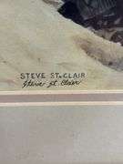 Steve St. Clair Framed Military Artwork