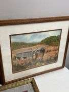 Framed Nature Prints and Poem