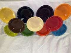 Fiesta Ware Bowls - Assorted Colors - Set of 11