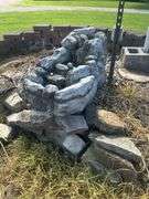 Rock Waterfall Fountain Outdoor Decor