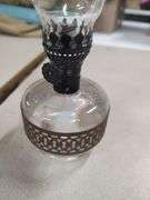 OIL LAMP 8 INCHES TALL