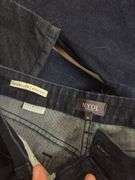 A VARIETY OF WOMENS JEANS- 1- PAIR OF JEAN SHORTS- SIZES 10- 12- 14- DIFFERENT BRANDS