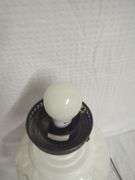 Floral Milk Glass Lamp