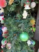 Assorted Decorated Christmas Trees with Ornaments
