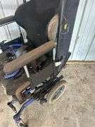 Quickie Wheelchair - Black and Blue