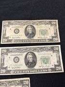 Lot of Five $20 Bills