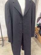 RASPINNI- MENS CASHMERE BLEND- OVERCOAT- SIZE 44R-