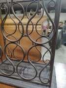 IRON WINE RACK - 16X9X24