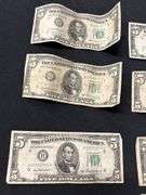 Lot of Ten $5 United States Silver Certificate Notes