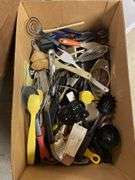 Kitchen Utensils, Knife, Thermometer, and Ronson Lighter