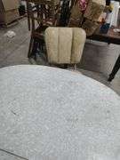 VINTAGE DINING TABLE WITH 4 MATCHING CHAIRS