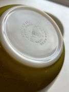Pyrex Mixing Bowl Set - Three Piece - Yellow and Olive