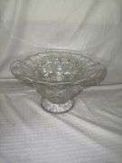 Crystal Centerpiece Bowl with Pedestal Base