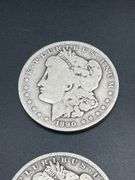 FOUR MORGAN SILVER DOLLARS