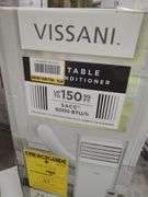 VISSANI 5000 BTU PORTABLE AIR CONDITIONER - 3 IN 1 CLIMATE CONTROL COOL - DEHUMIDIFY AND CURCULATE