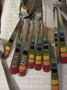 Fiesta Flatware Set with Colorful Handles