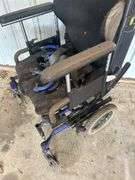 Quickie Wheelchair - Black and Blue