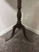 Accent Lamp with Green Shade & Side Table