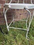 Pair of Decorative Metal Patio Chairs