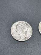 TWELVE MERCURY DIMES