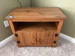Wooden TV Stand with Storage