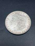 THREE MORGAN SILVER DOLLARS
